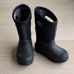 Bogs Kids' Black Rain & Snow Boots